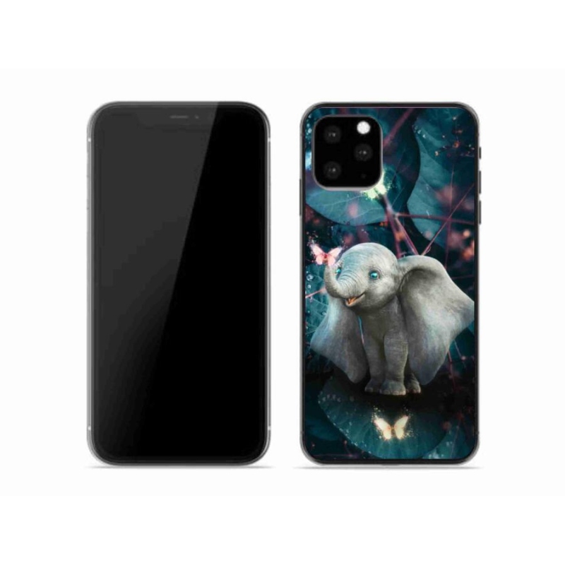 Gél borítás mmCase iPhone 11 Pro készülékhez - aranyos elefánt