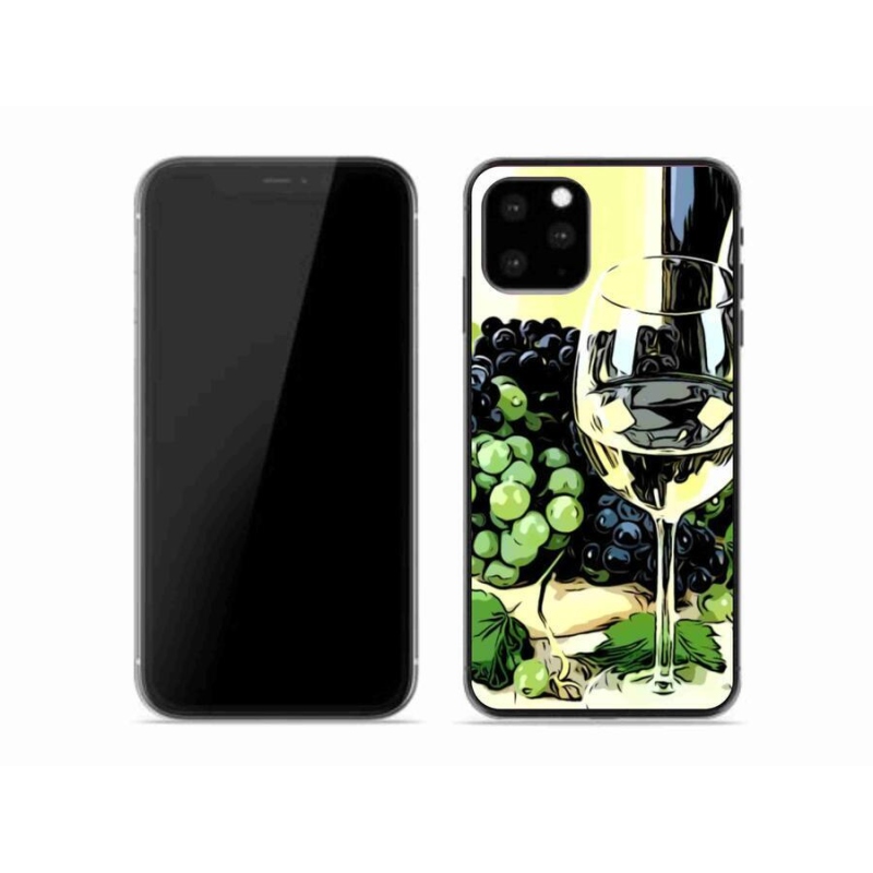 Zselés borítás mmCase iPhone 11 Pro készülékhez - pohár bor