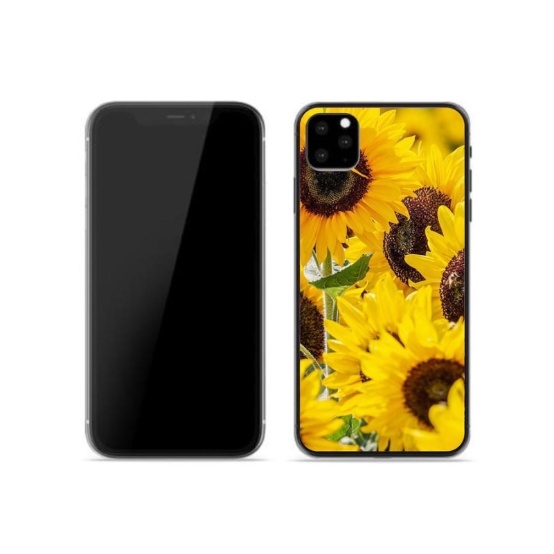 Zselés borítás mmCase iPhone 11 Pro készülékhez - Napraforgó