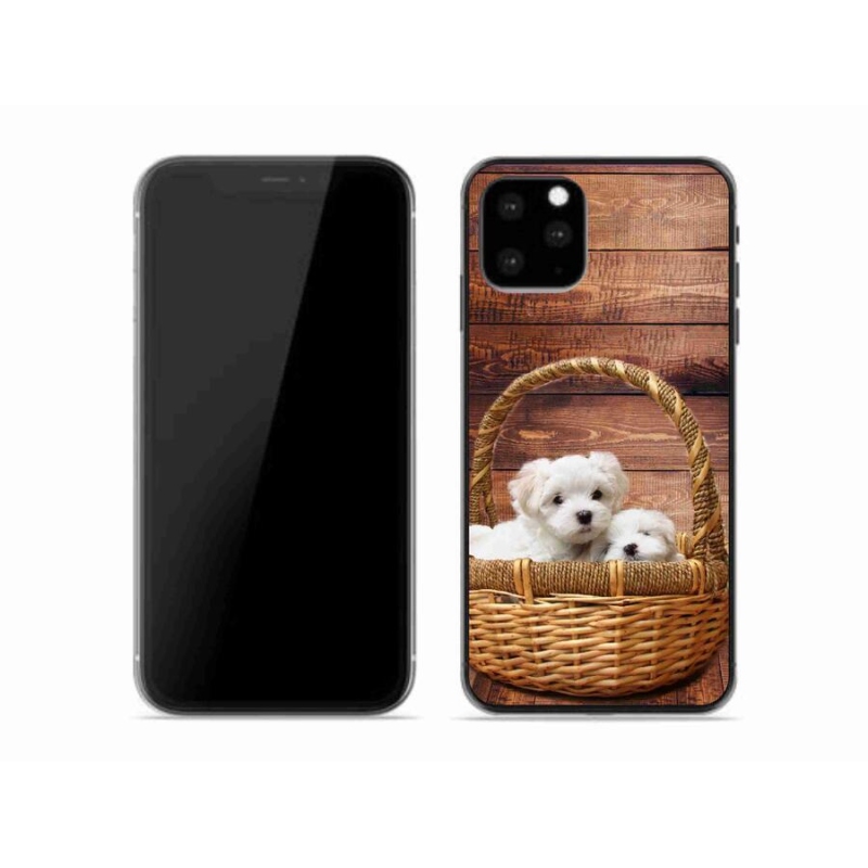 Gél borítás mmCase iPhone 11 Pro készülékhez - kiskutyák