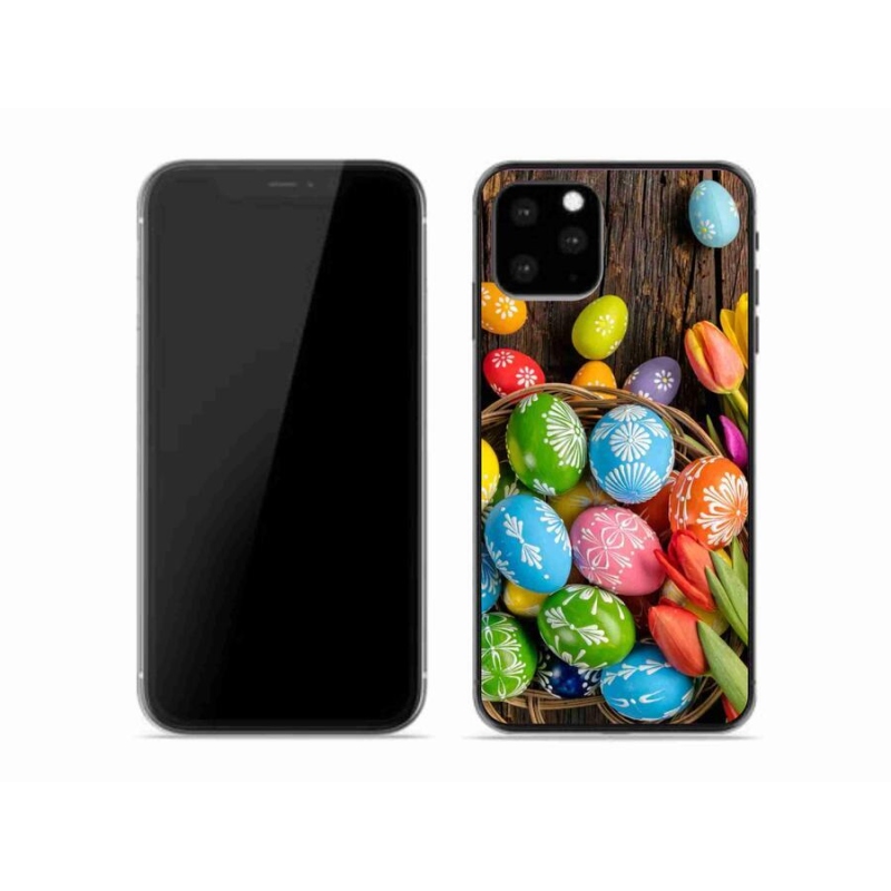 Zselés borítás mmCase iPhone 11 Pro készülékhez - Húsvéti tojások
