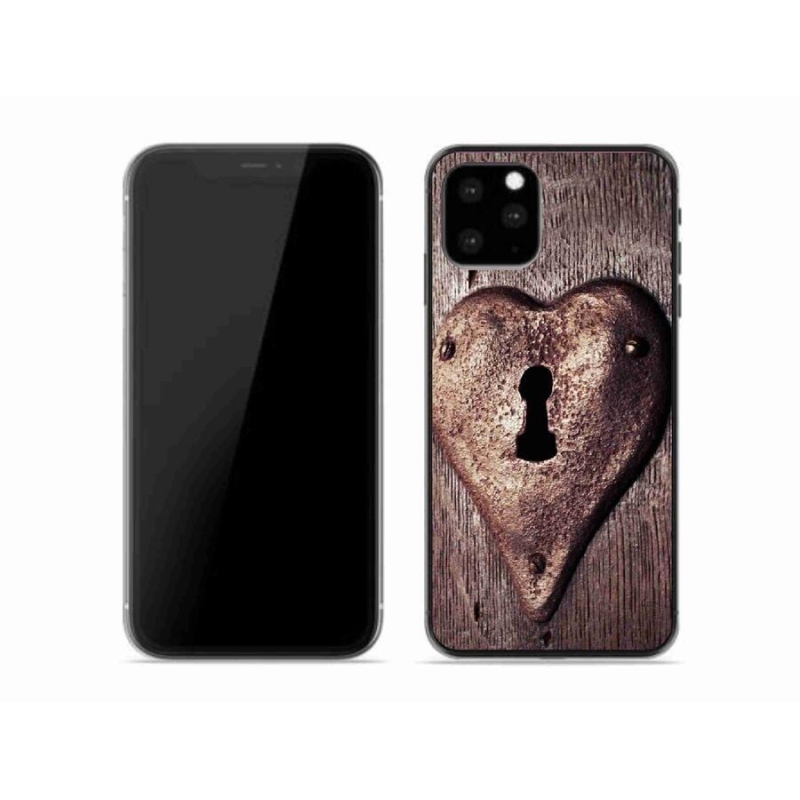 Zselés borítás mmCase iPhone 11 Pro készülékhez - szív alakú zár