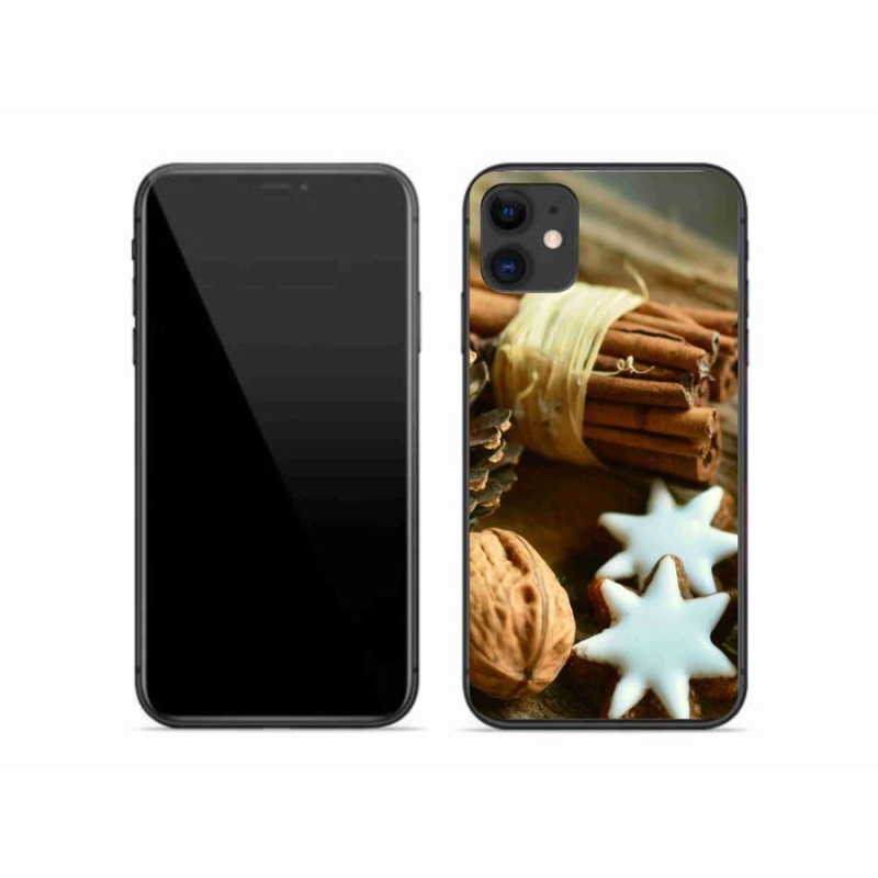 Gél borítás mmCase iPhone 11 készülékhez - fahéj és mézeskalács