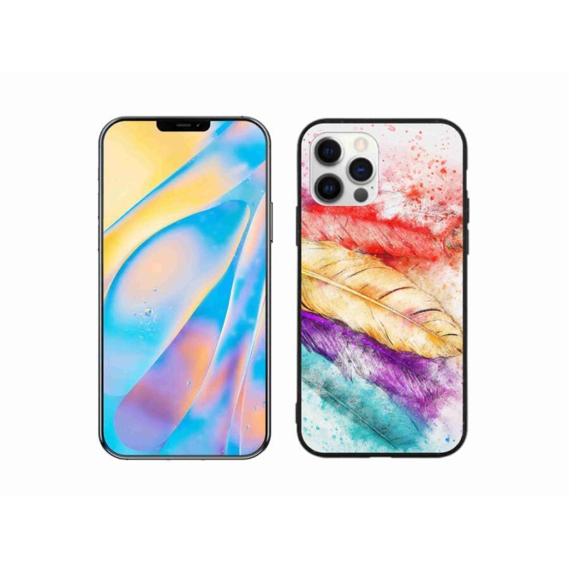 Zselés borítás mmCase iPhone 12 készülékhez - színes toll