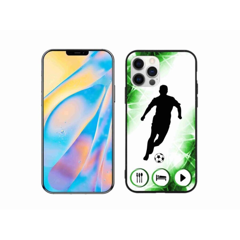 Gél borítás mmCase iPhone 12 készülékhez - futballista