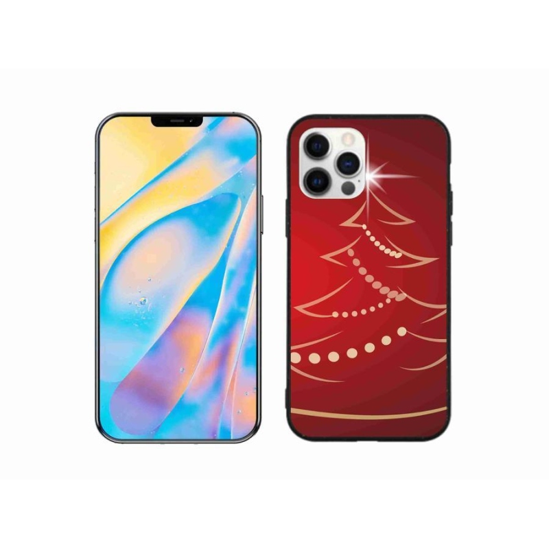 Gél borítás mmCase iPhone 12 készülékhez - karácsonyfa karikatúra