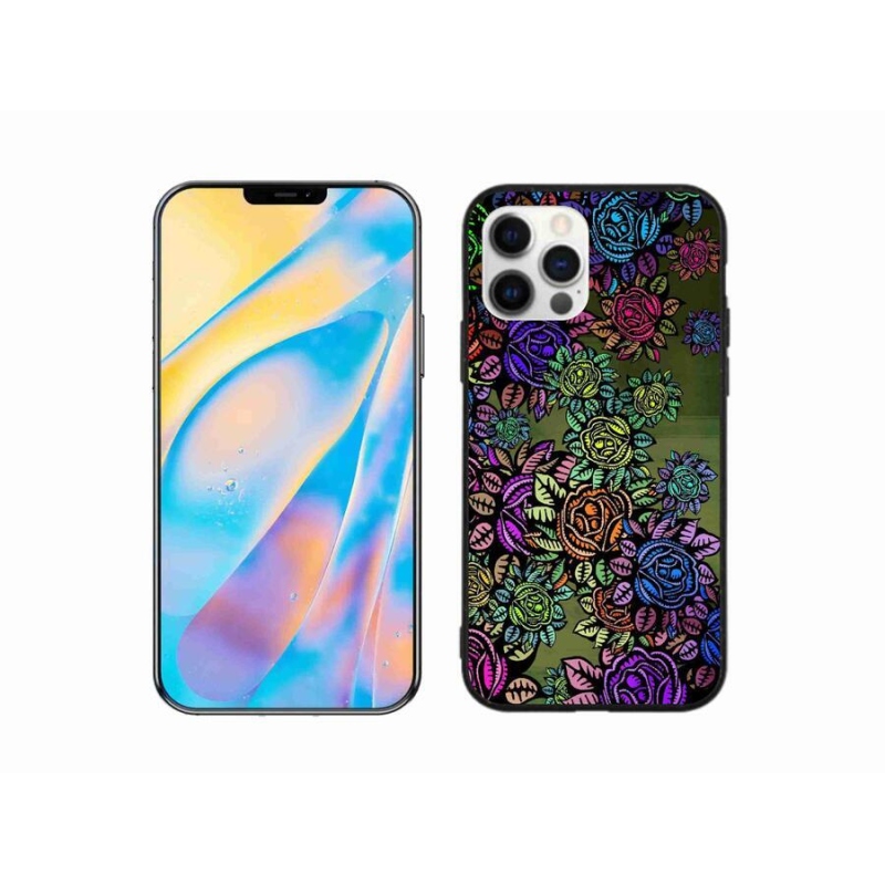 Gél borítás mmCase iPhone 12 - virágok 6