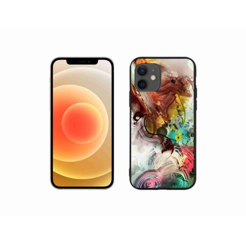 Zselés borítás mmCase iPhone 12 mini készülékhez - absztrakt 1