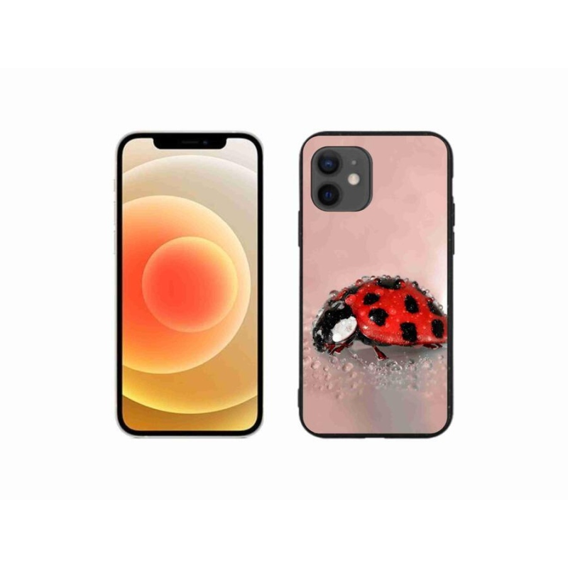 Zselés borítás mmCase iPhone 12 mini készülékhez - katicabogár