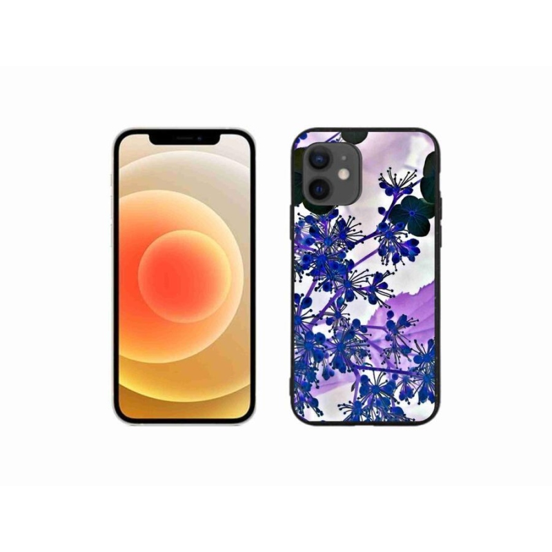 Zselés borítás mmCase iPhone 12 mini készülékhez - hortenzia virág