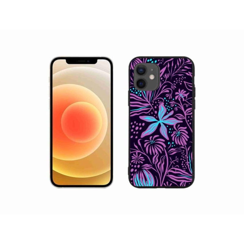 Zselés borítás mmCase iPhone 12 mini készülékhez - virágok 2