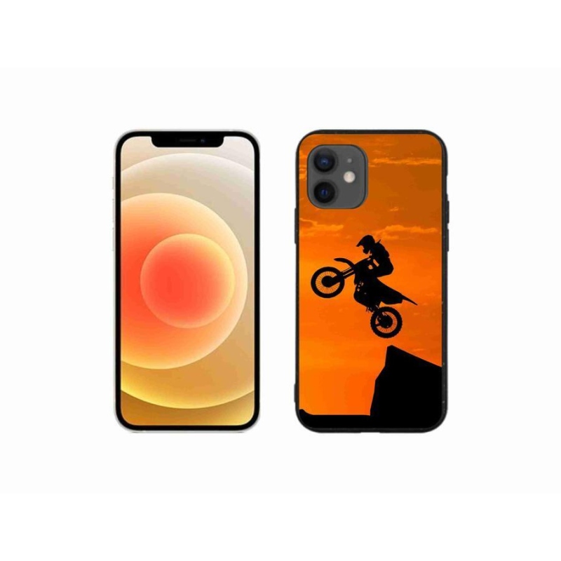 Zselés borítás mmCase iPhone 12 mini készülékhez - motocross