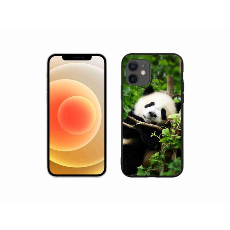 Zselés borítás mmCase iPhone 12 mini készülékhez - panda