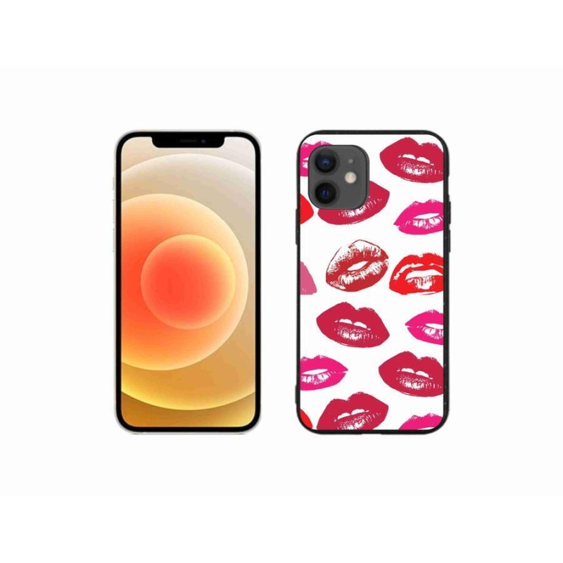 Zselés borítás mmCase iPhone 12 mini készülékhez - ajkak
