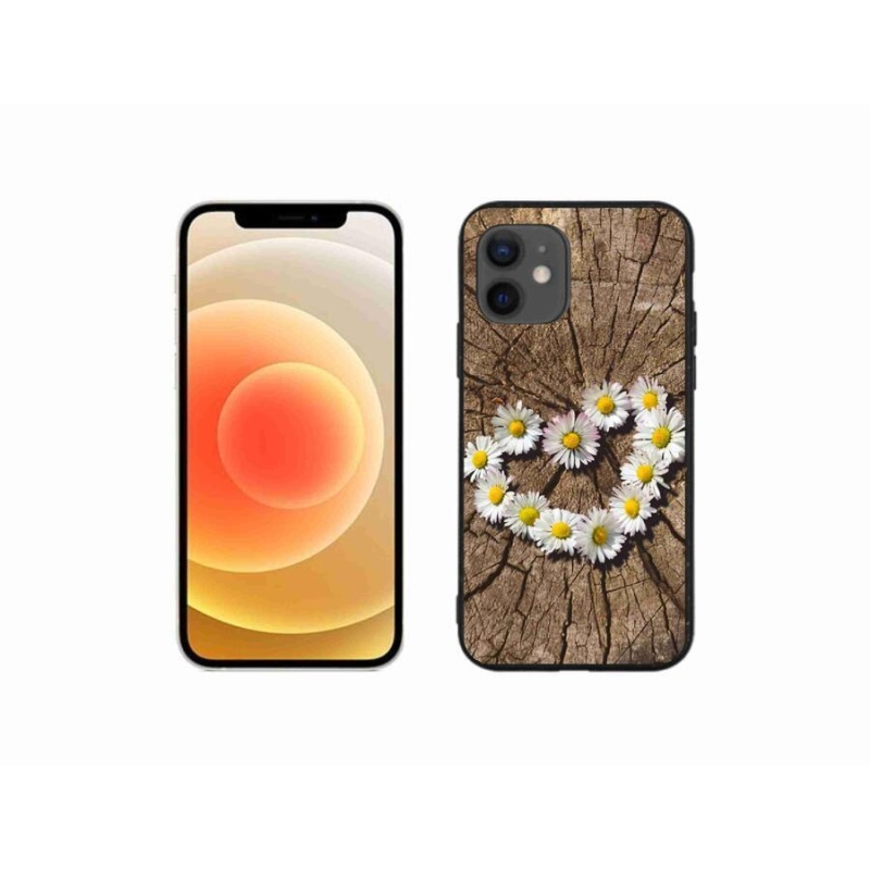 Zselés borítás mmCase iPhone 12 mini készülékhez - Százszorszépek szíve