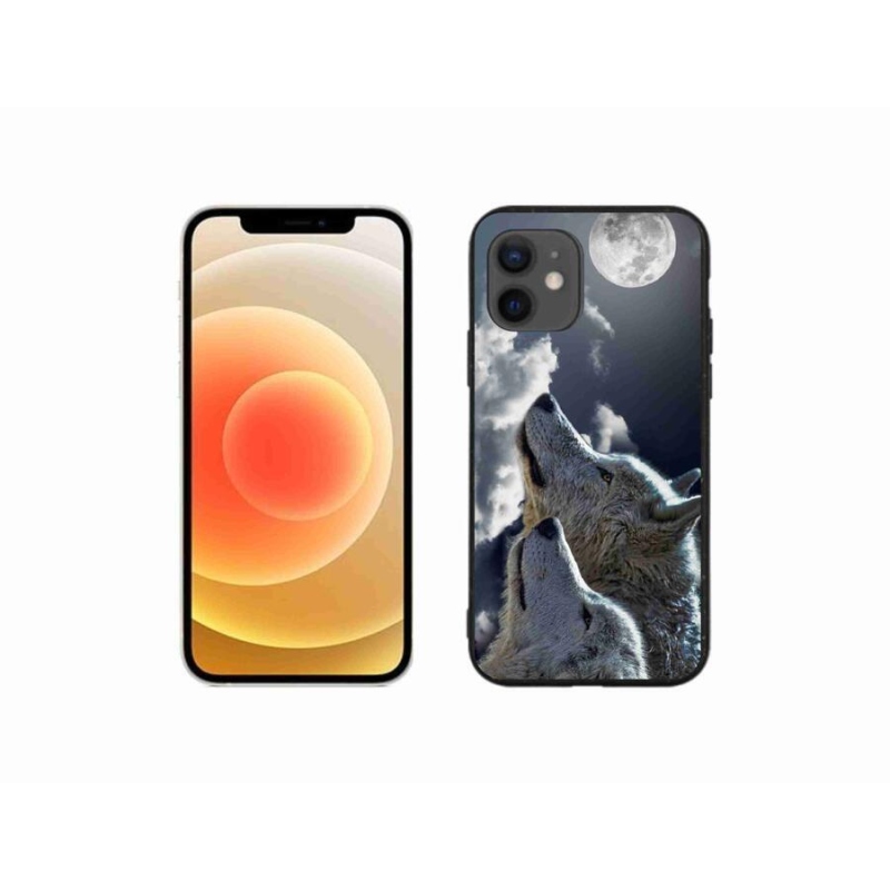 Gél borítás mmCase iPhone 12 mini készülékhez - farkasok