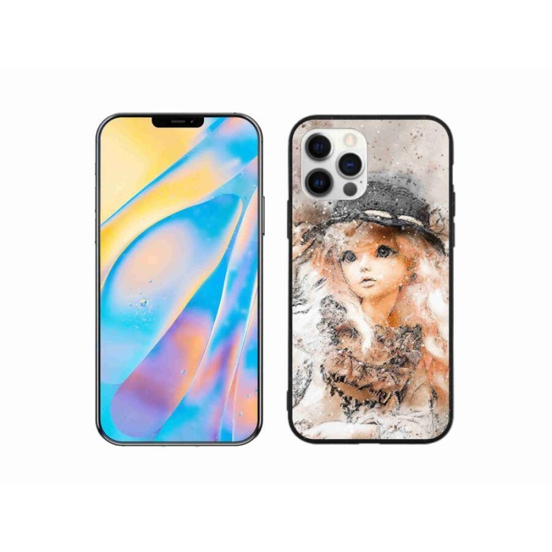 Zselés borítás mmCase iPhone 12 Pro készülékhez - lány sapkával