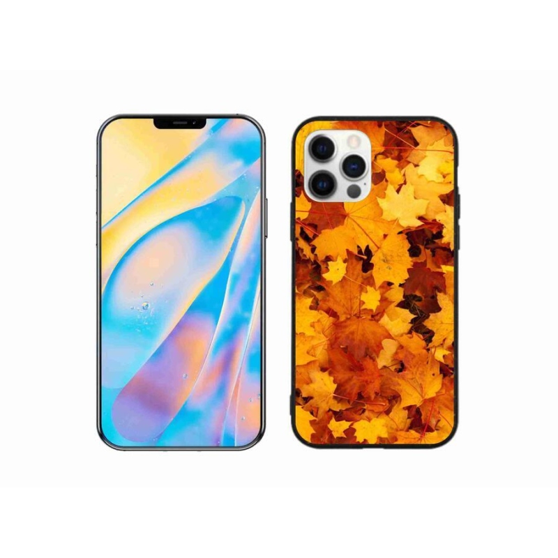 Gél borítás mmCase iPhone 12 Pro készülékhez - juharlevelek