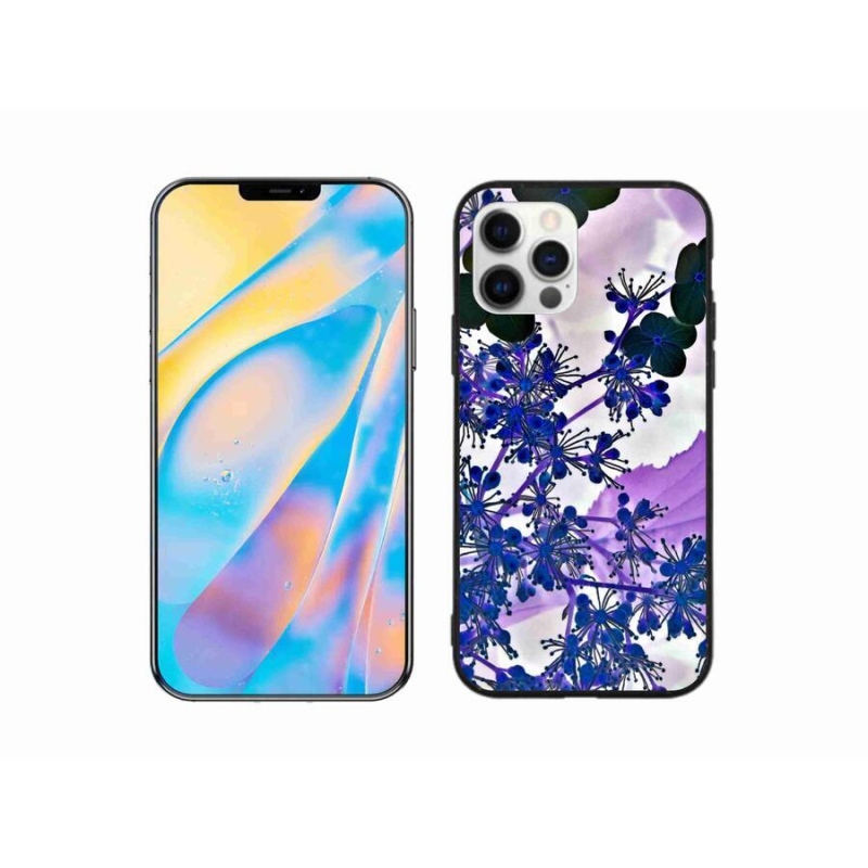 Zselés borítás mmCase iPhone 12 Pro készülékhez - hortenzia virág