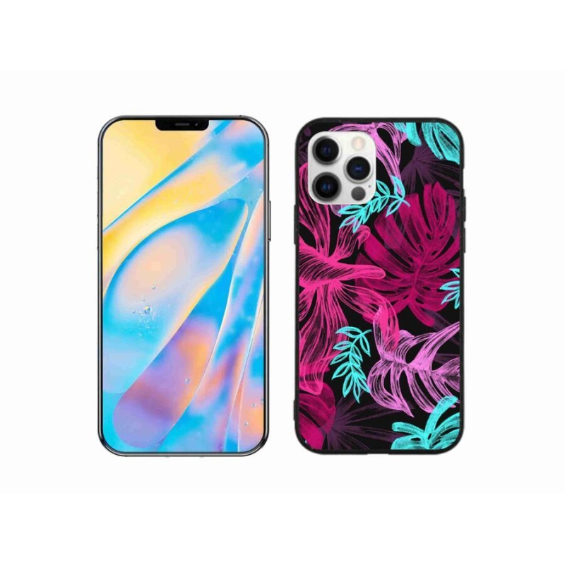 Zselés borítás mmCase iPhone 12 Pro készülékhez - virágok 1