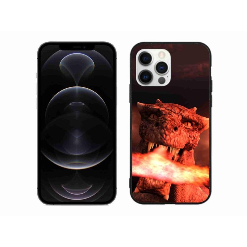 Gél védőburkolat mmCase iPhone 12 Pro Max készülékhez - sárkány
