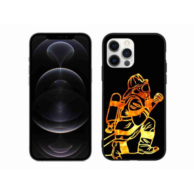 Gél borítás mmCase iPhone 12 Pro Max készülékhez - tűzoltó 1