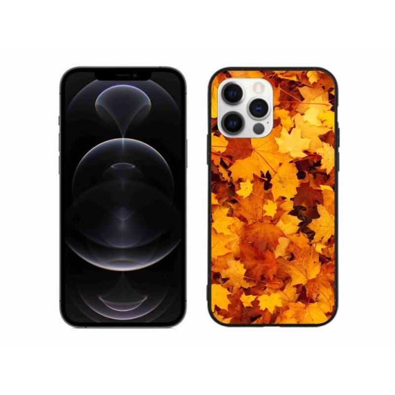 Gél borítás mmCase iPhone 12 Pro Max készülékhez - juharlevelek