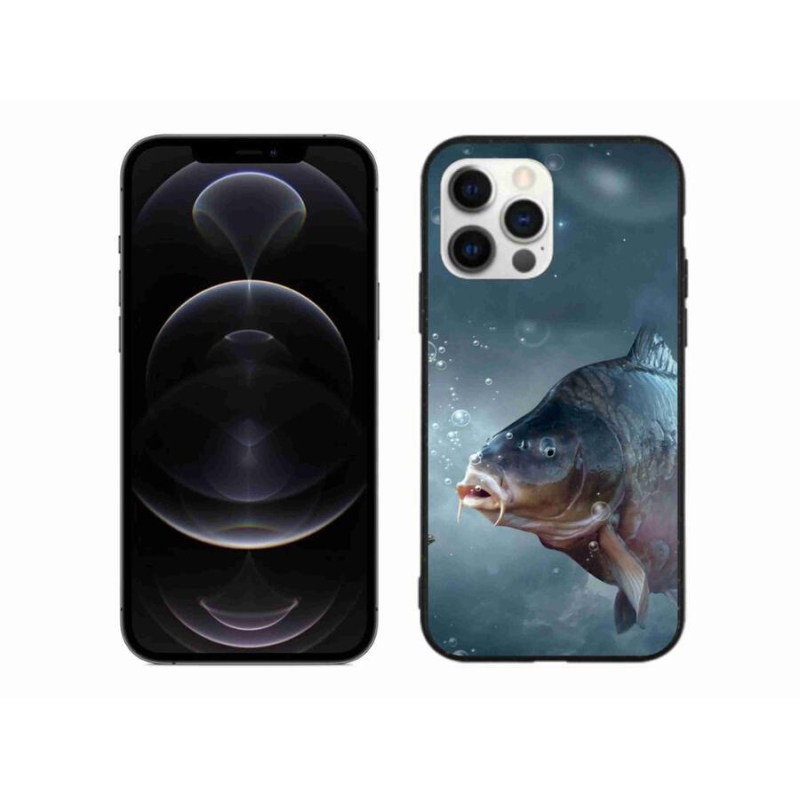 Gél borítás mmCase iPhone 12 Pro Max készülékhez - ponty és buborékok