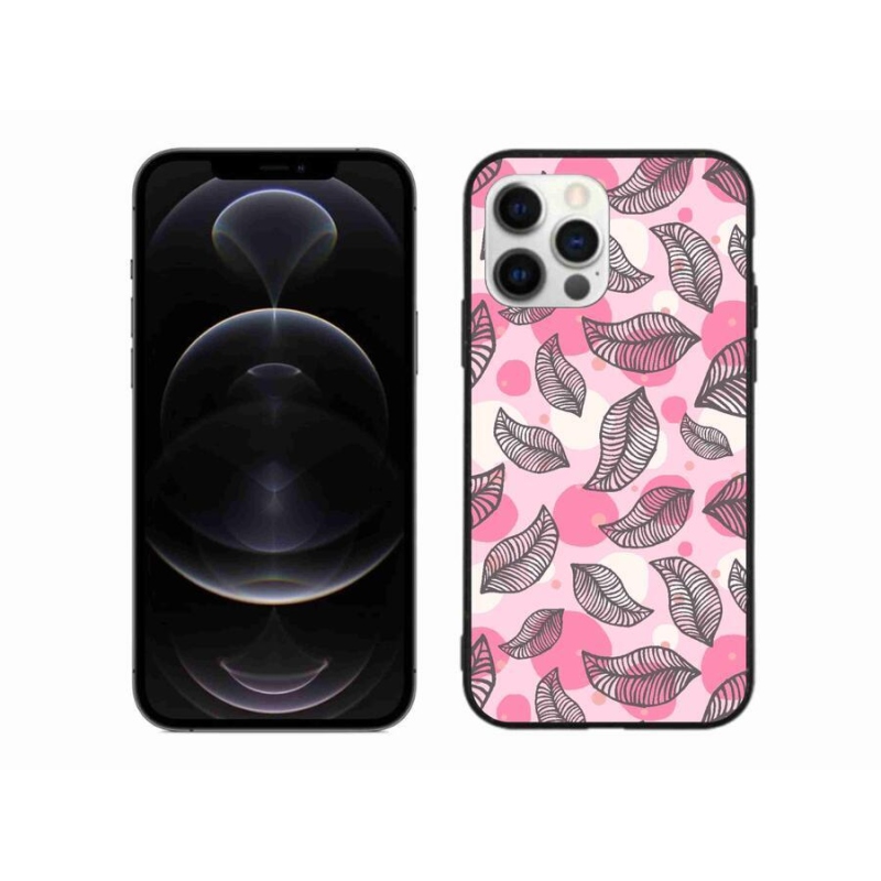 Zselés borítás mmCase iPhone 12 Pro Max készülékhez - rajzfilmes hulló levelek