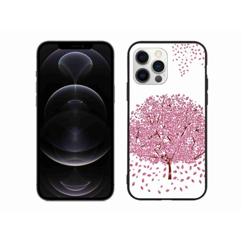 Gél borítás mmCase iPhone 12 Pro Max készülékhez - rajzfilmfa levelekkel