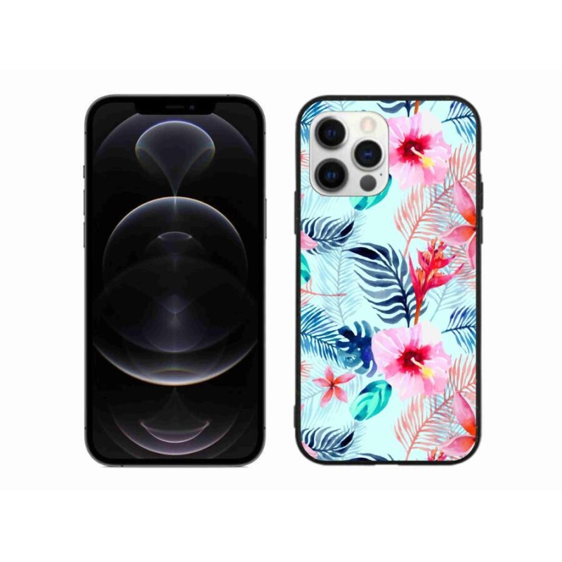 Zselés borítás mmCase iPhone 12 Pro Max készülékhez - virágok
