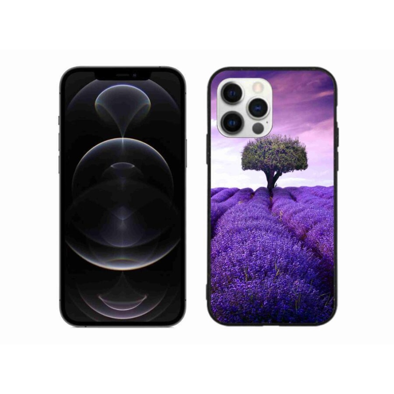 Zselés borítás mmCase iPhone 12 Pro Max készülékhez - levendula rét