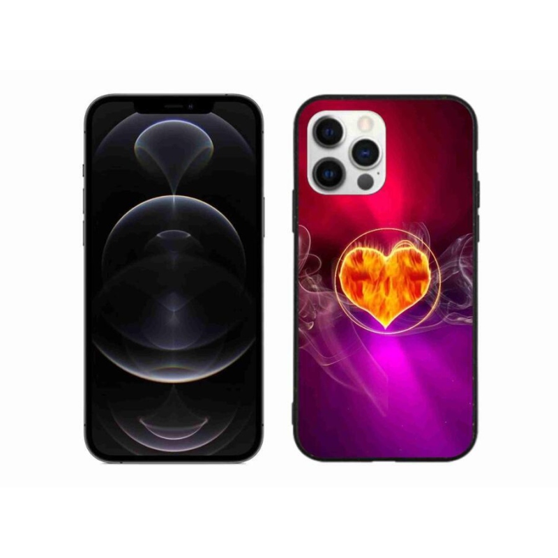 Zselés borítás mmCase iPhone 12 Pro Max készülékhez - tűzszív