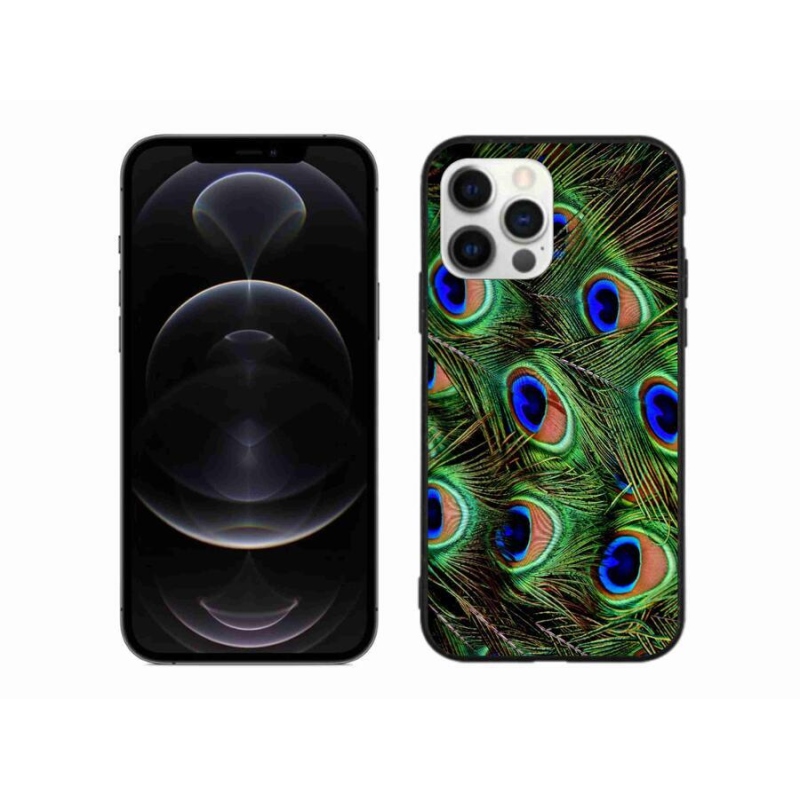 Zselés borítás mmCase iPhone 12 Pro Max készülékhez - pávatoll