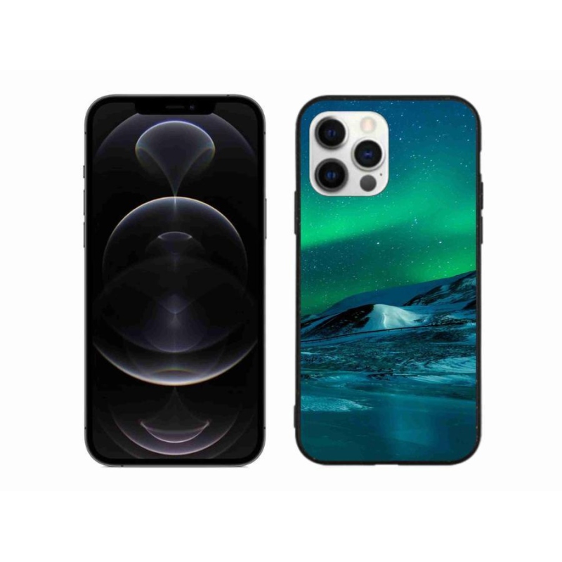 Zselés borítás mmCase iPhone 12 Pro Max készülékhez - sarki fény