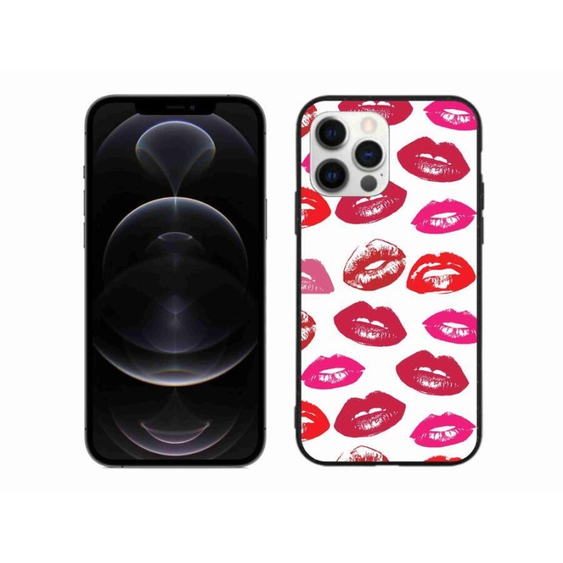 Gél védőburkolat mmCase iPhone 12 Pro Max készülékhez - ajkak