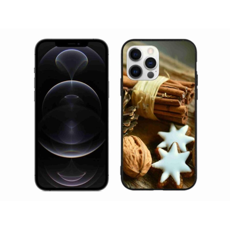 Gél borítás mmCase iPhone 12 Pro Max készülékhez - fahéj és mézeskalács