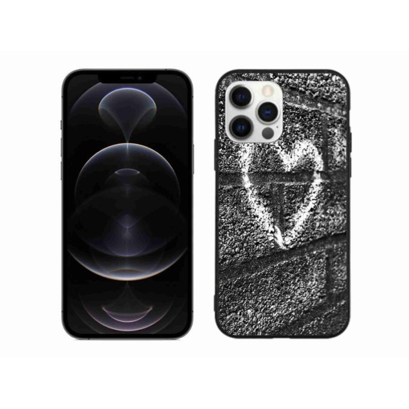 Gél borítás mmCase iPhone 12 Pro Max készülékhez - szív a falon