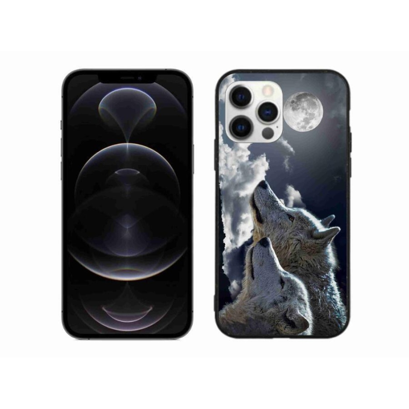 Zselés borítás mmCase iPhone 12 Pro Max készülékhez - farkasok