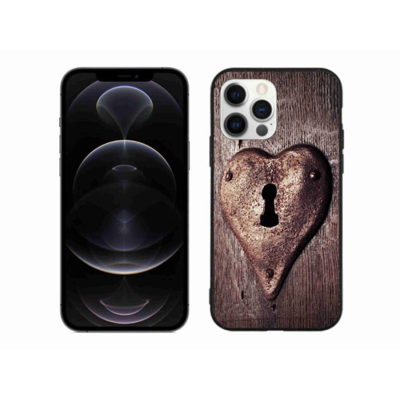 Zselés borítás mmCase iPhone 12 Pro Max készülékhez - szív alakú zár