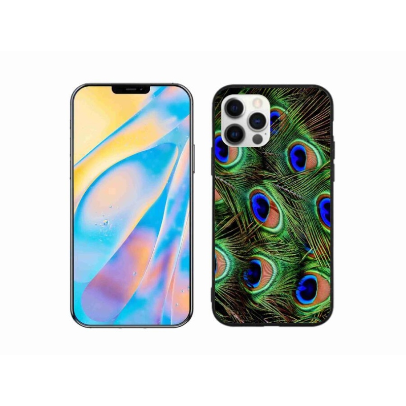 Zselés borítás mmCase iPhone 12 Pro készülékhez - pávatoll