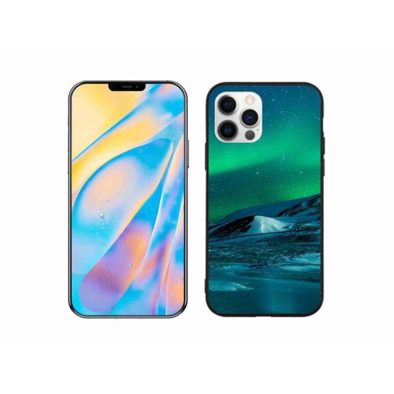 Zselés borítás mmCase iPhone 12 Pro készülékhez - sarki fény