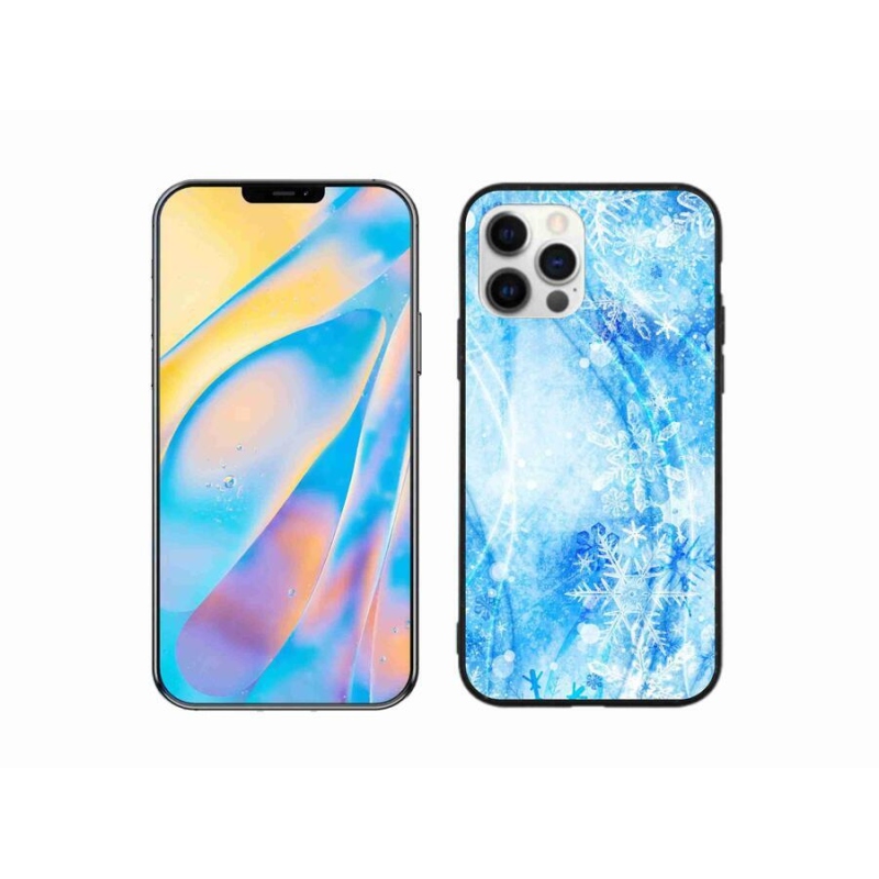 Zselés borítás mmCase iPhone 12 Pro készülékhez - hópelyhek