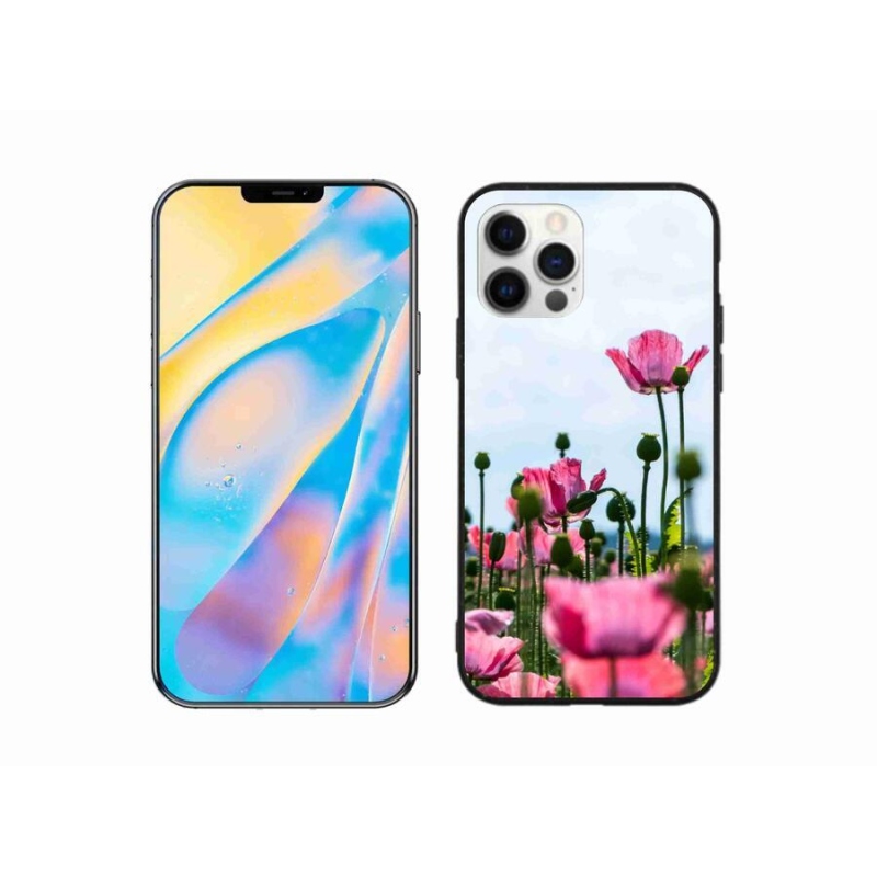 Gél borítás mmCase iPhone 12 Pro készülékhez - mákos színű