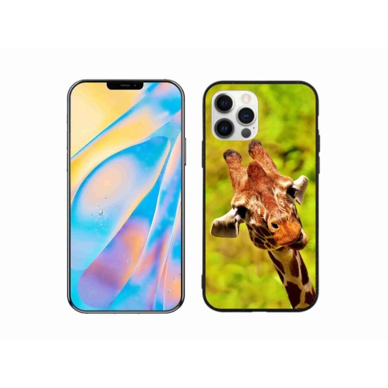 Zselés borítás mmCase iPhone 12 Pro készülékhez - zsiráf