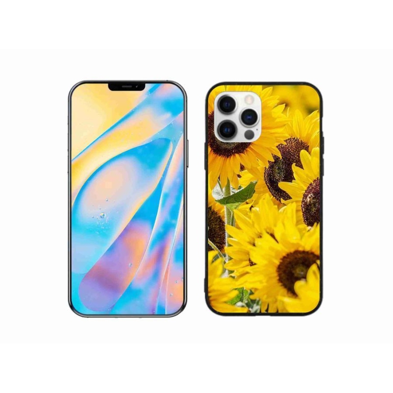 Zselés borítás mmCase iPhone 12 készülékhez - Napraforgó
