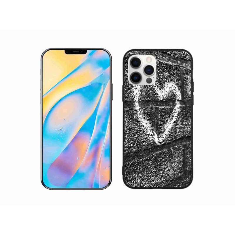 Gél borítás mmCase iPhone 12 készülékhez - szív a falon