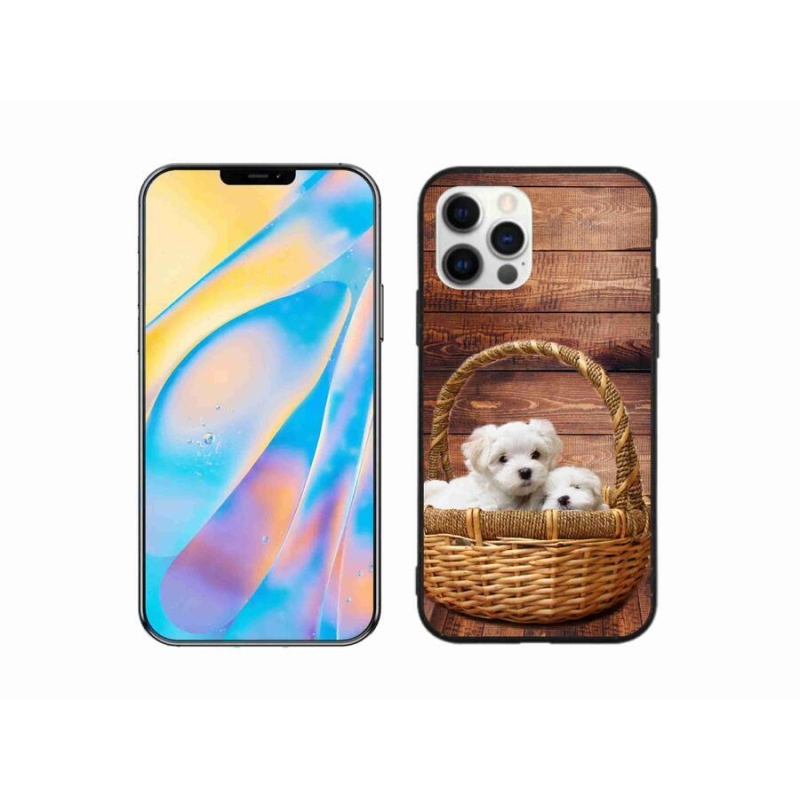 Zselés borítás mmCase iPhone 12 készülékhez - kiskutyák