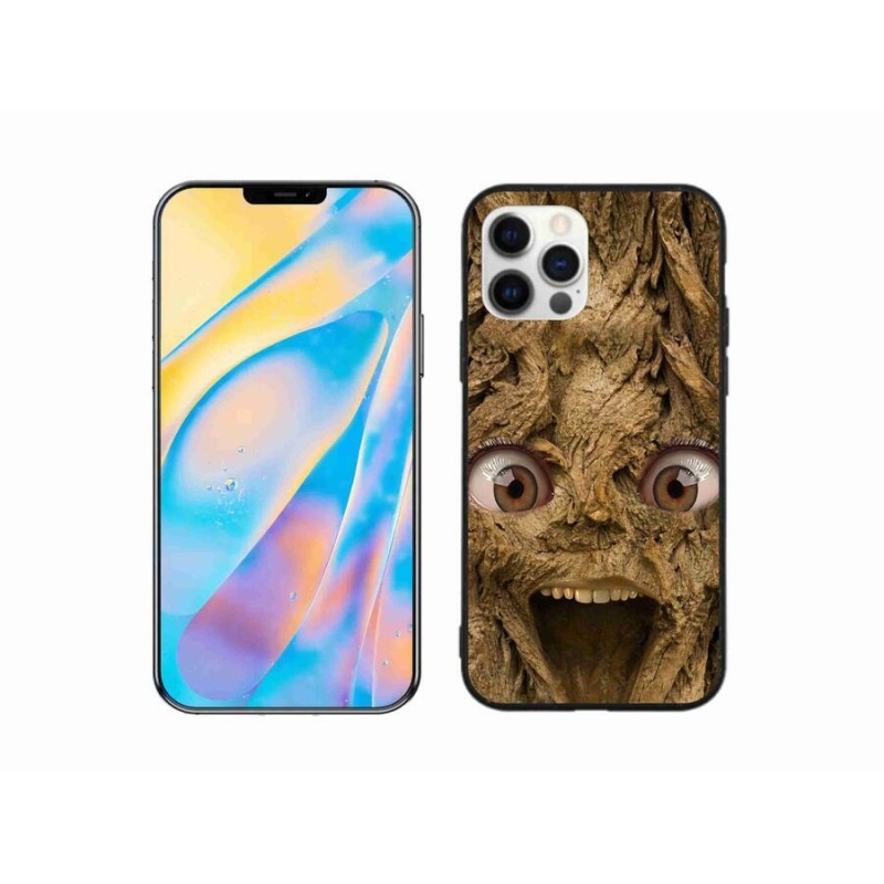 Gél borítás mmCase iPhone 12 készülékhez - boldog fa szemekkel