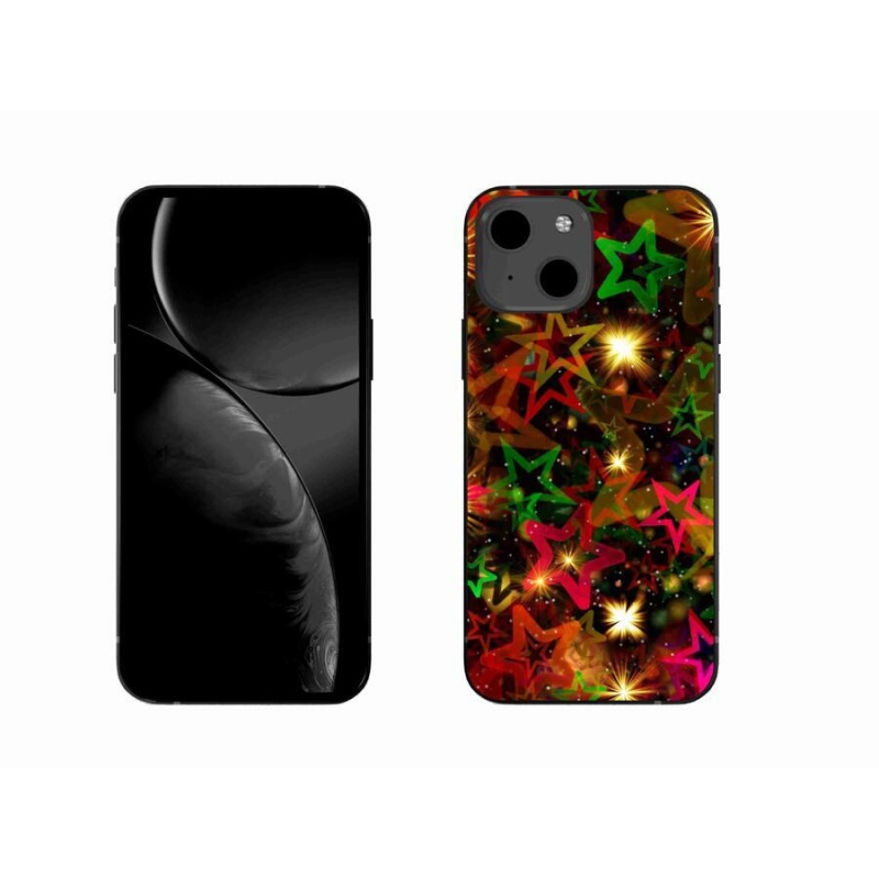 Zselés borítás mmCase iPhone 13 6.1 készülékhez - színes csillagok